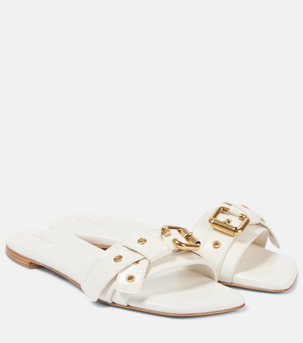  Chloe Chloé Chanclas Mae De Piel 