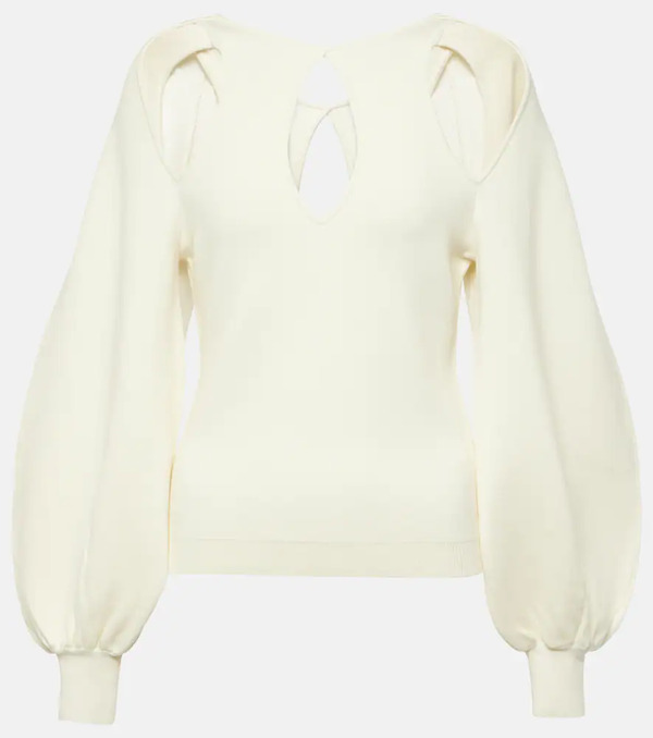  Chloe Chloé Jersey Con Aberturas 