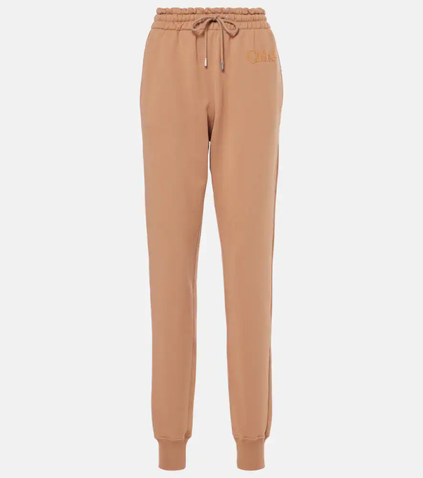  Chloe Chloé Pantalones Deportivos De Algodón 