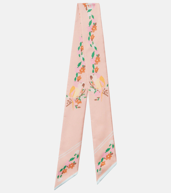  Chloe Chloé Pañuelo De Seda Estampado 