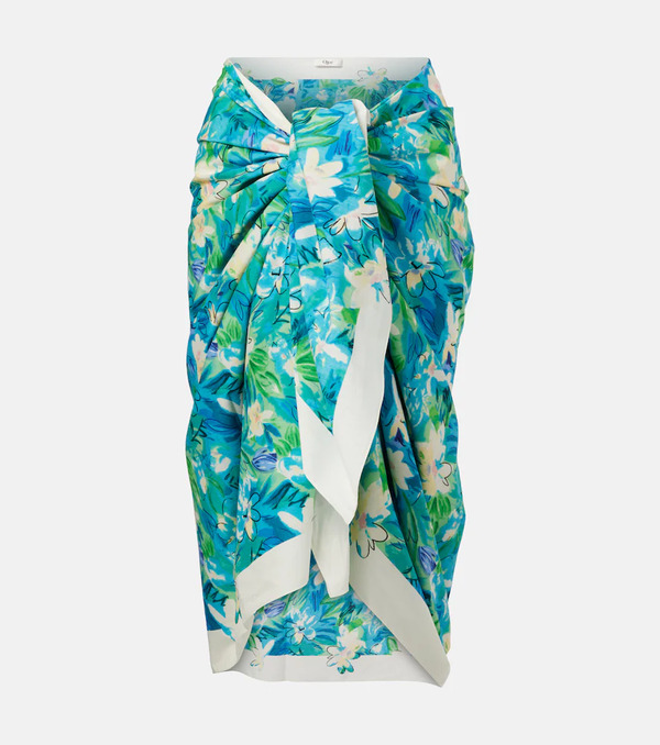  Chloe Chloé Pareo De Algodón Floral 