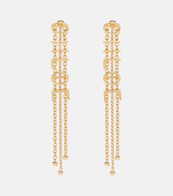  Chloe Chloé Pendientes Largos Laiton 