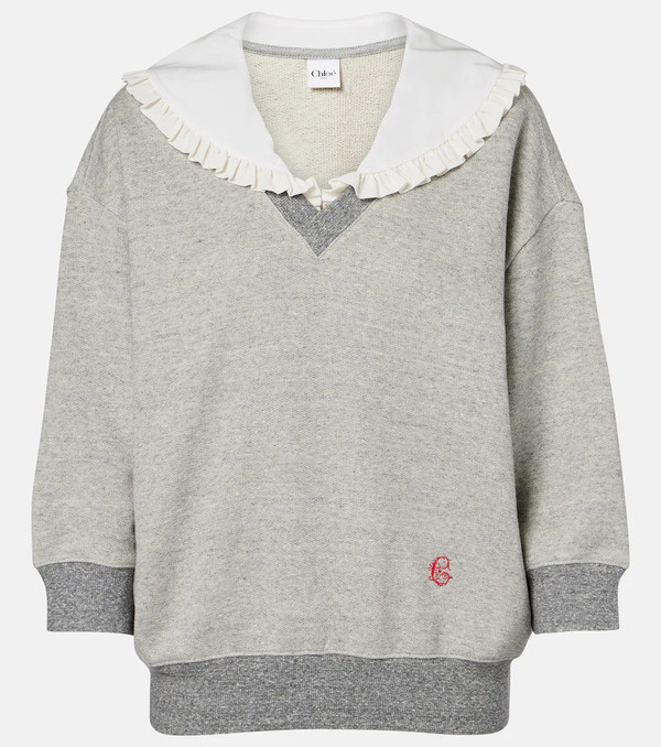  Chloe Chloé Sudadera En Mezcla De Algodón 