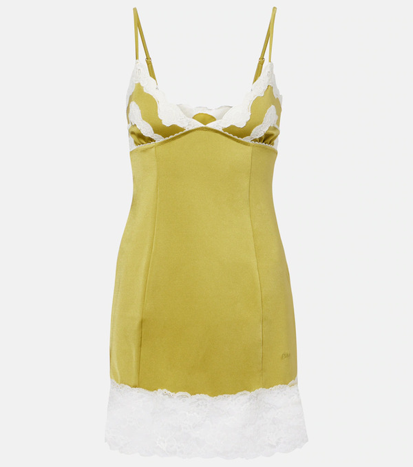  Chloe Chloé Vestido Lencero Con Encaje 