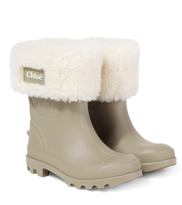  Chloe Kids Chloé Kids Botas De Lluvia Con Logo 