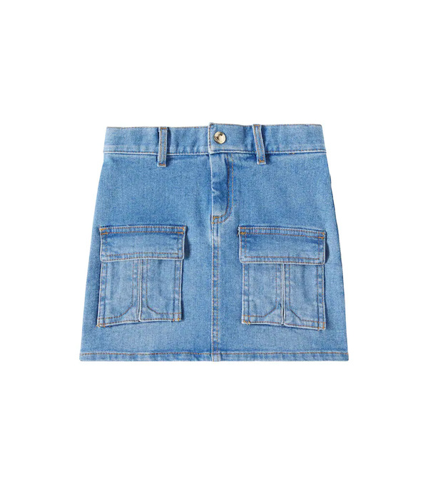  Chloe Kids Chloé Kids Falda Cargo De Denim 