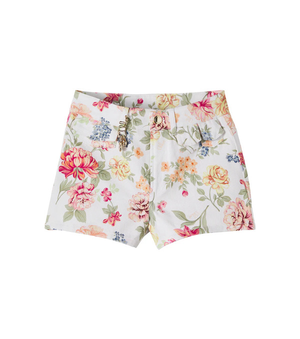  Chloe Kids Chloé Kids Shorts De Algodón Floral 