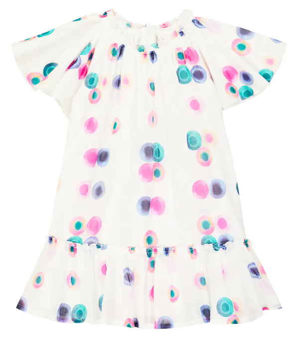 Chloe Kids Chloé Kids Vestido De Algodón Estampado 