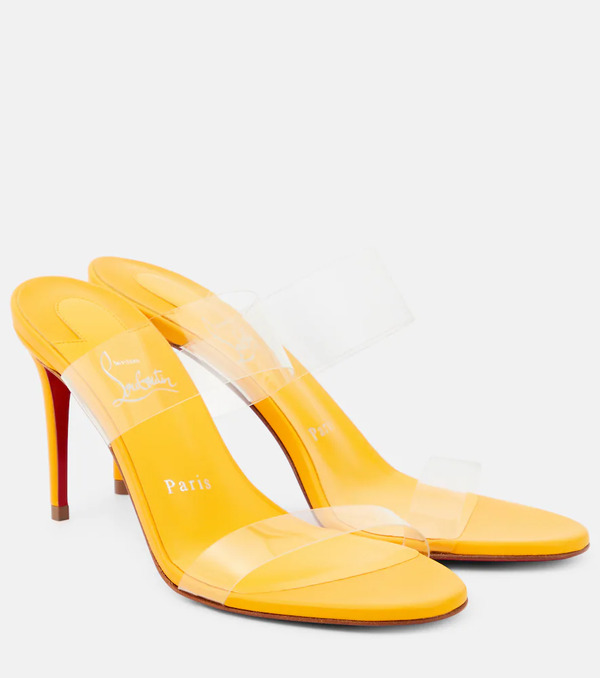  Christian Louboutin Christian Louboutin Mules Just Nothing 85 De Pvc 