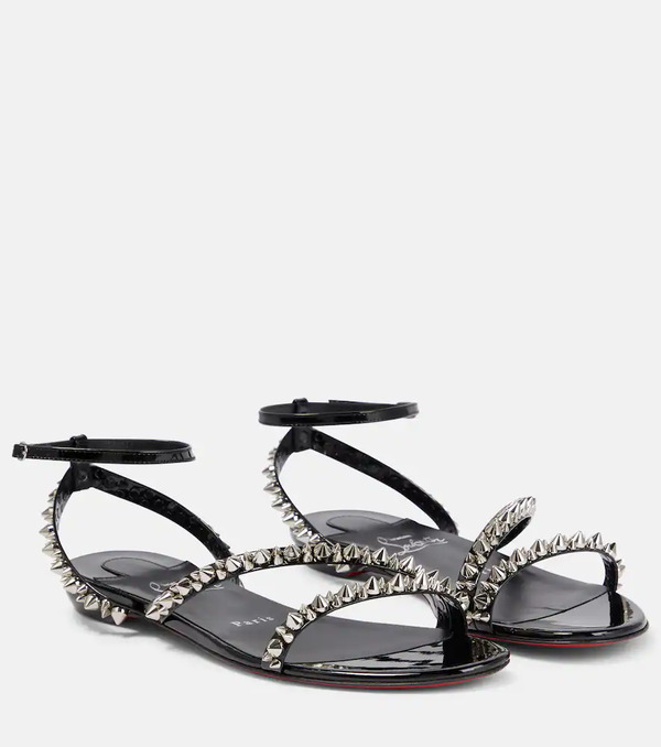  Christian Louboutin Christian Louboutin Sandalias Mafaldina Spikes De Piel 