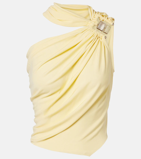  Christopher Esber Christopher Esber Top De Jersey Fruncido 