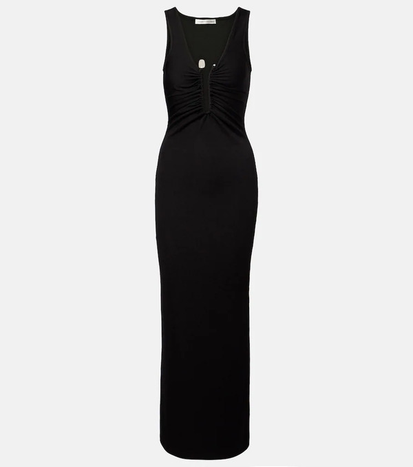  Christopher Esber Christopher Esber Vestido Largo Crystal Pin De Jersey 
