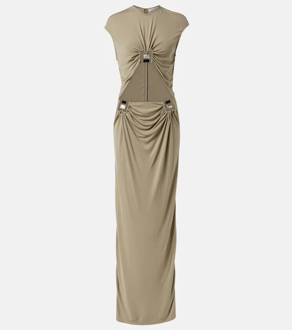  Christopher Esber Christopher Esber Vestido Largo Duo Bezel Quartz De Jersey 