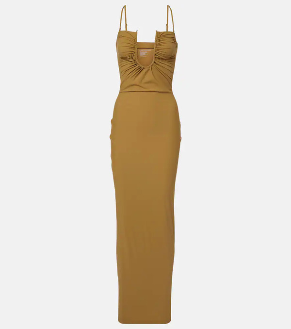  Christopher Esber Christopher Esber Vestido Largo Frunciddo 