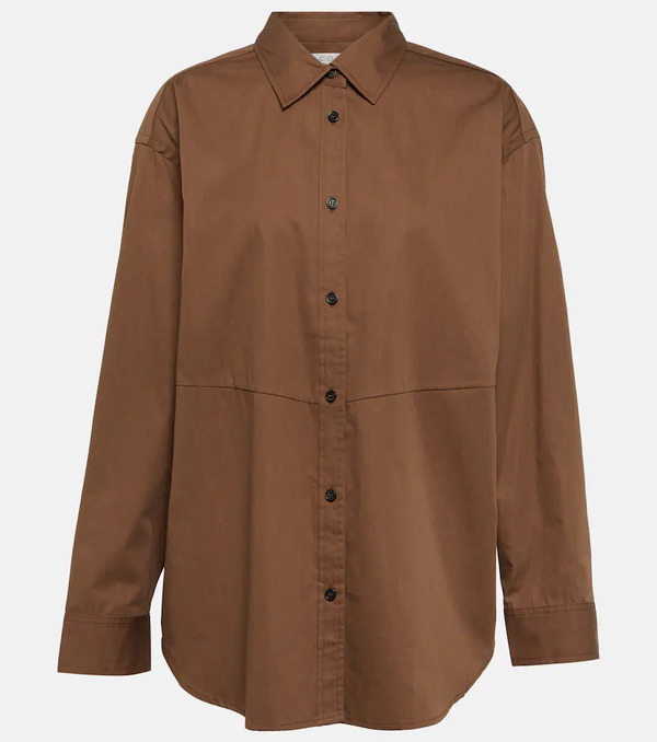  Co Co Camisa De Algodón Y Seda Oversized 