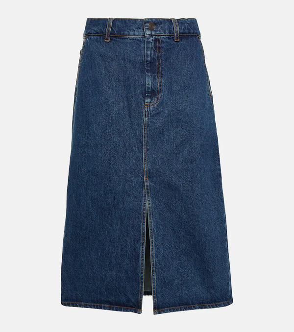  Co Co Falda Midi En Denim 