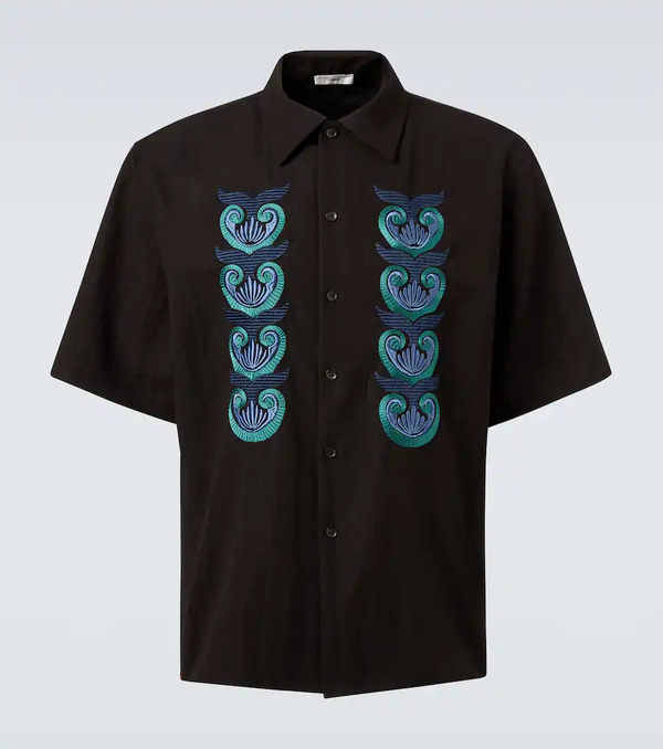  Commas Commas Camisa Bordada 