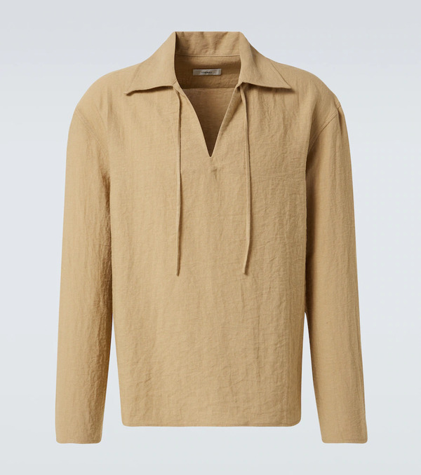  Commas Commas Camisa Con Cuello Abierto 