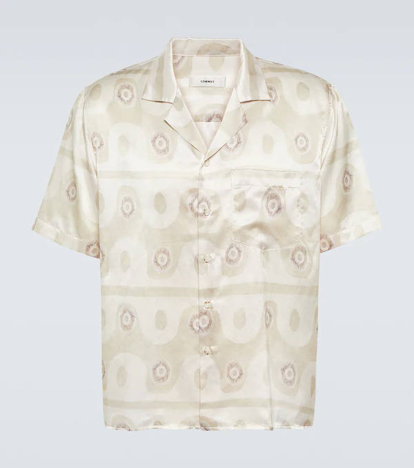  Commas Commas Camisa De Seda Y Algodón Estampada 