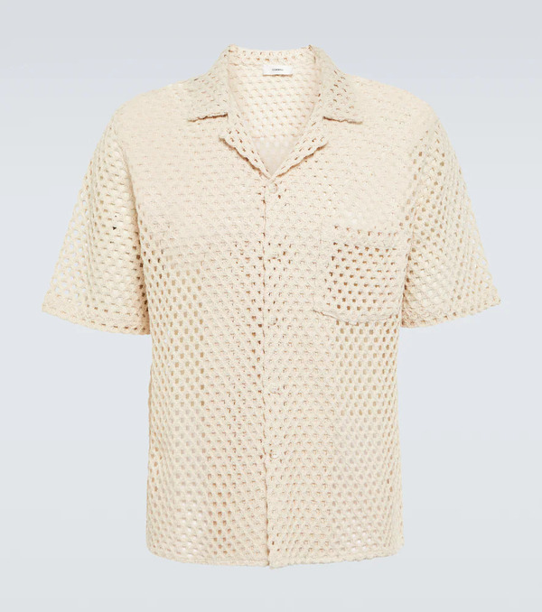  Commas Commas Camisa En Mezcla De Algodón 