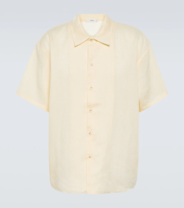  Commas Commas Camisa Oversized De Lino 