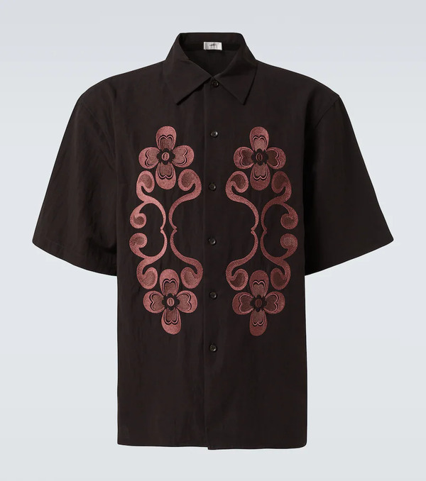  Commas Commas Camisa Reflection Bordada 