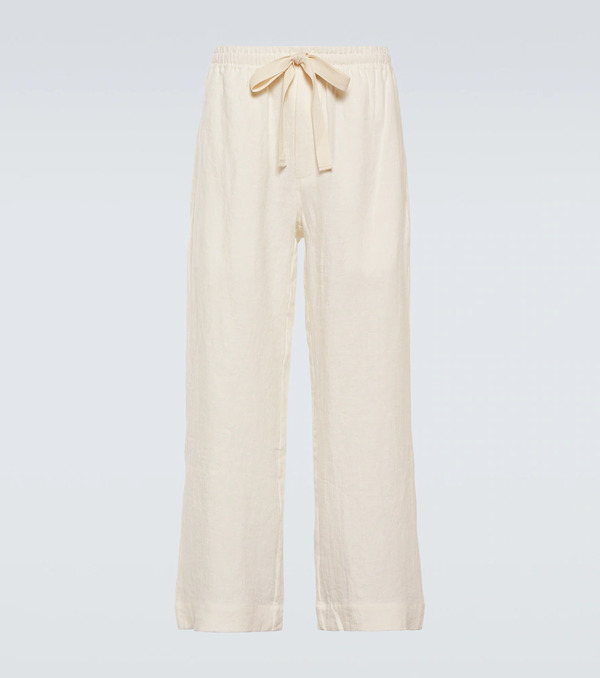 Commas Commas Pantalones Anchos De Lino 