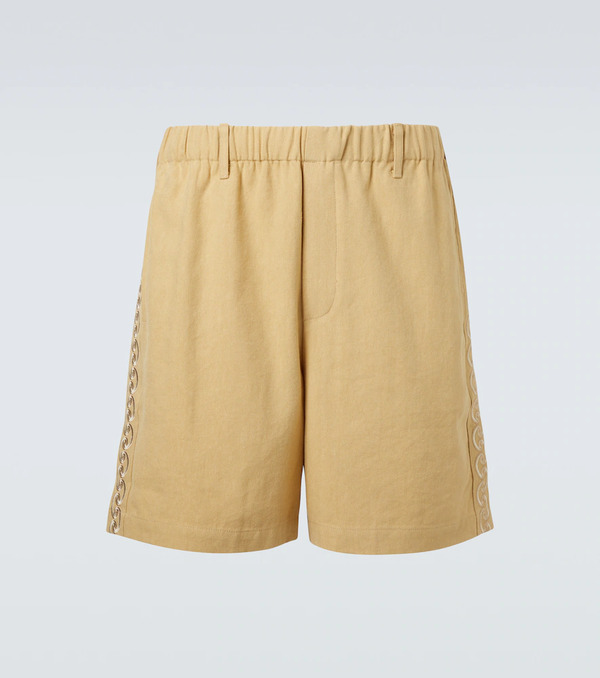  Commas Commas Shorts Bordados 