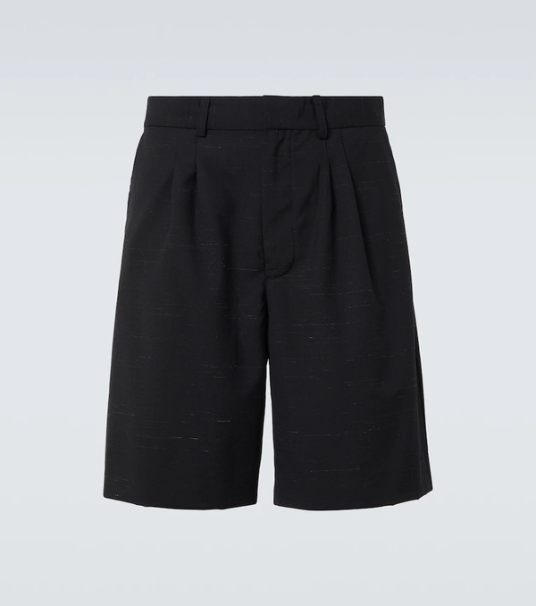  Commas Commas Shorts De Algodón Y Lana Jaspeados 