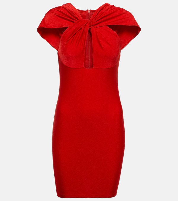  Coperni Coperni Vestido Corto De Jersey Con Aberturas 