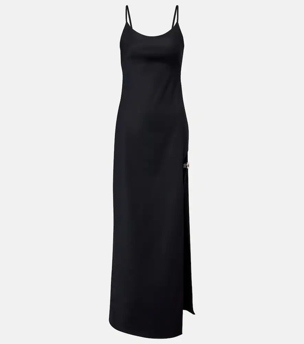  Coperni Coperni Vestido Largo Garter Con Logo 