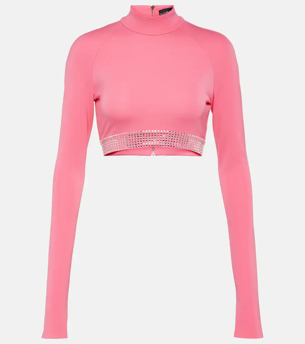  David Koma David Koma Crop Top Adornado 