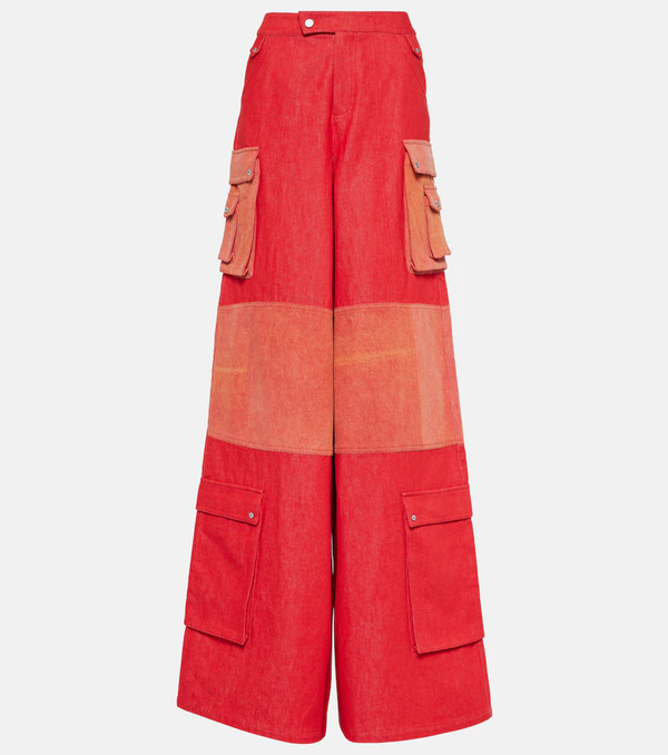  Didu Didu Pantalones Anchos De Algodón 
