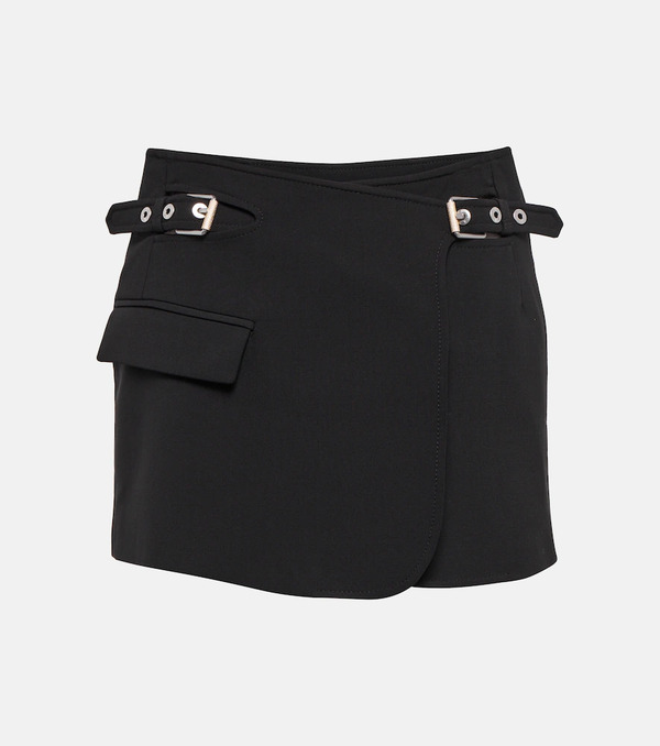  Dion Lee Dion Lee Minifalda Wrap Interlock De Tiro Alto 
