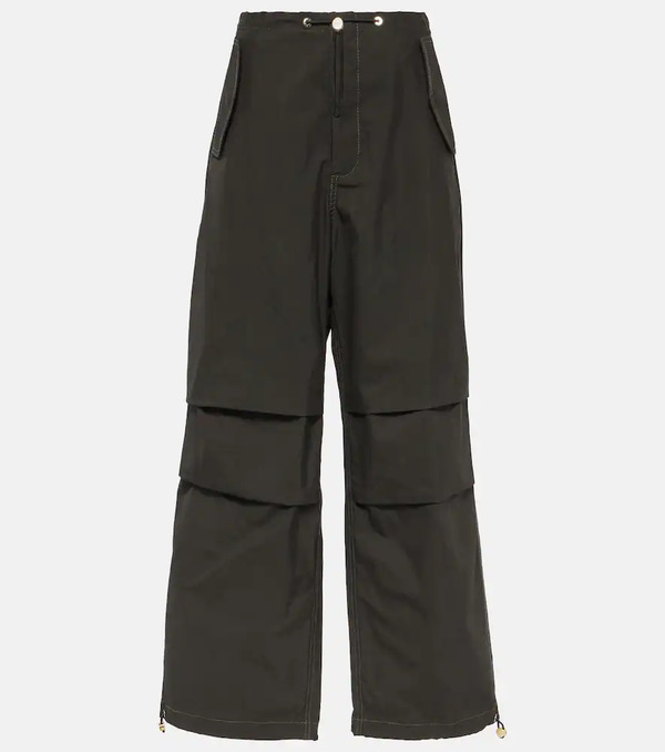  Dion Lee Dion Lee Pantalones Anchos De Mezcla De Algodón 