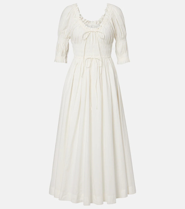  Doen Dôen Vestido Midi De Algodón 