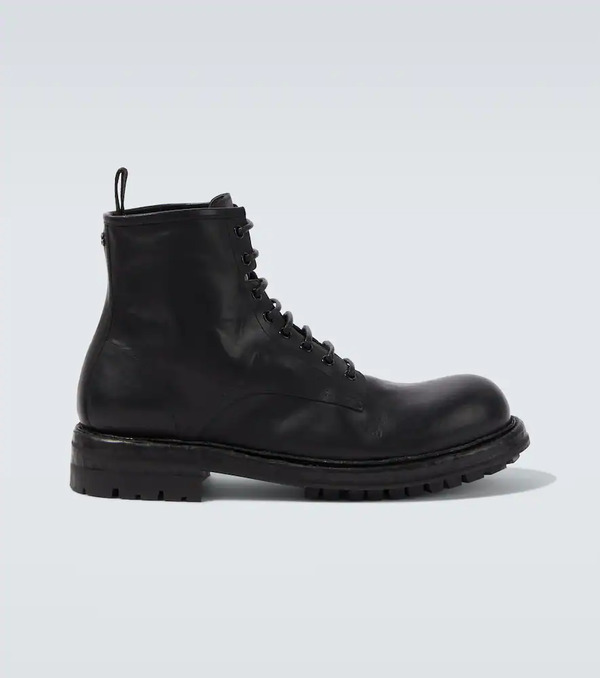  Dolce&gabbana Dolce&gabbana Botas De Piel Con Dg 