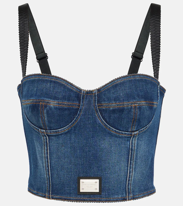  Dolce&gabbana Dolce&gabbana Bustier De Denim 
