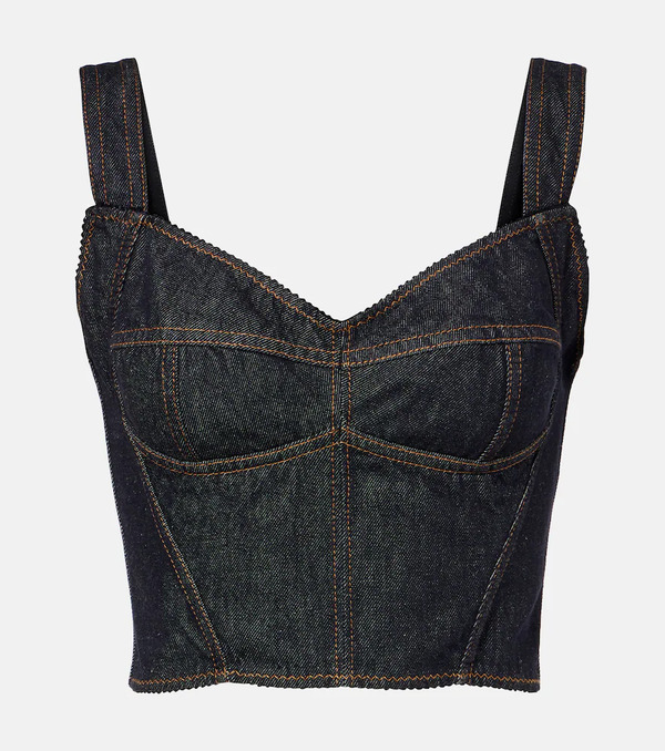  Dolce&gabbana Dolce&gabbana Bustier De Denim 