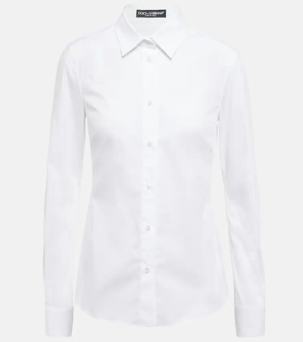  Dolce&gabbana Dolce&gabbana Camisa De Popelín De Algodón 