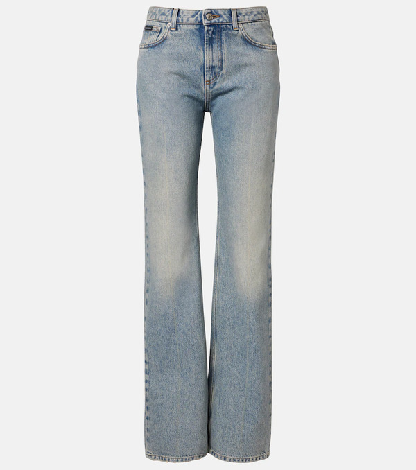  Dolce&gabbana Dolce&gabbana Jeans Rectos Con Piel 