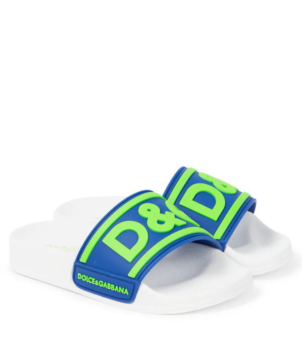  Dolce&gabbana Kids Dolce&gabbana Kids Sandalias Con Logo 