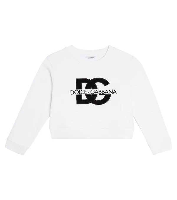  Dolce&gabbana Kids Dolce&gabbana Kids Sudadera Dg De Jersey De Algodón 