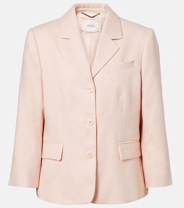  Dorothee Schumacher Dorothee Schumacher Blazer Casual Sophistication De Lino Y Algodón 