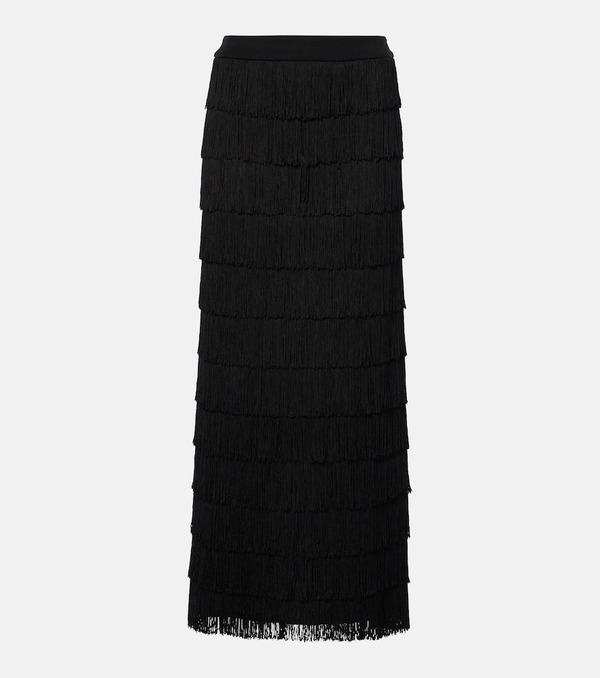  Dorothee Schumacher Dorothee Schumacher Falda Larga Emotional Essence Con Flecos 