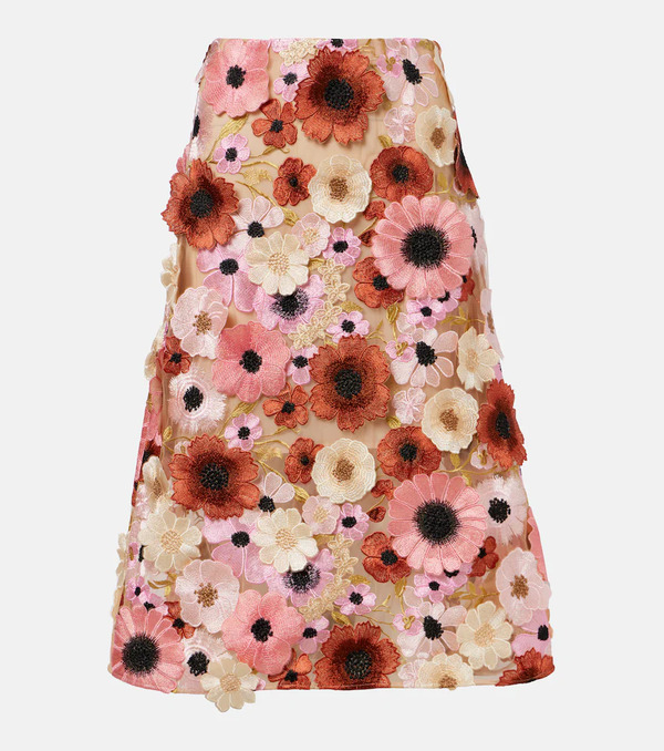  Dorothee Schumacher Dorothee Schumacher Falda Midi Blooming Meadow Adornada 