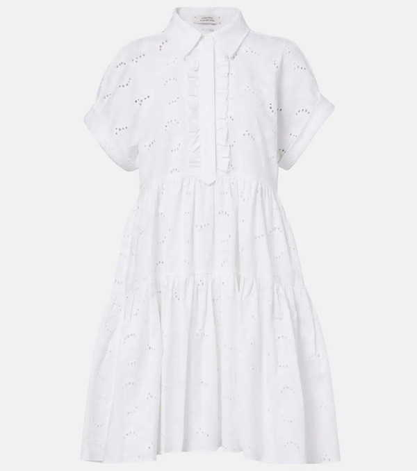  Dorothee Schumacher Dorothee Schumacher Vestido Corto Summer Blossom Con Bordado Inglés 