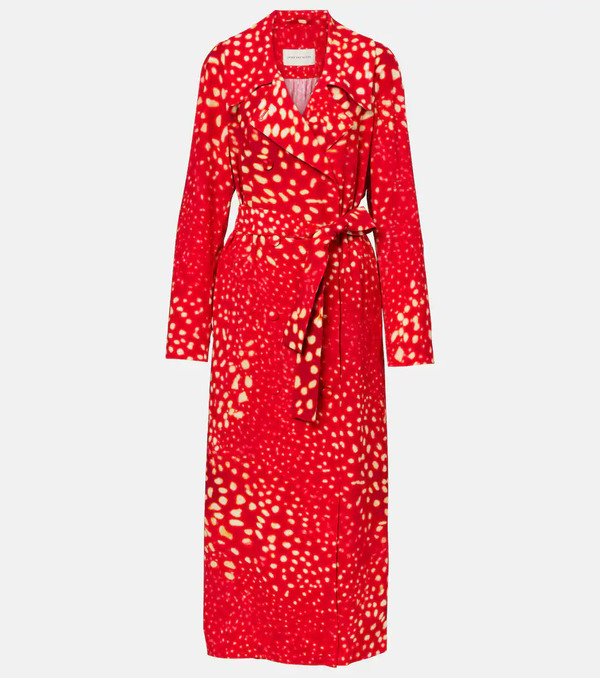 Dries Van Noten Dries Van Noten Abrigo Estampado 