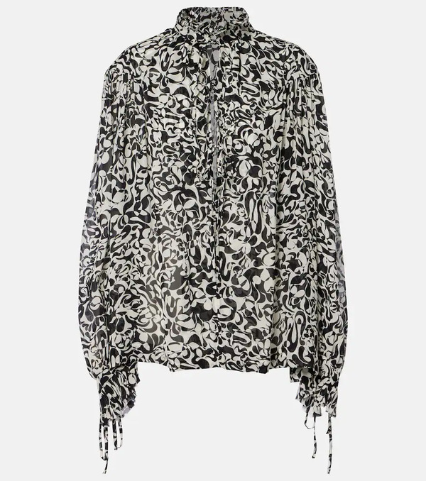  Dries Van Noten Dries Van Noten Blusa Estampada 
