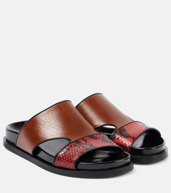  Dries Van Noten Dries Van Noten Chanclas De Piel 